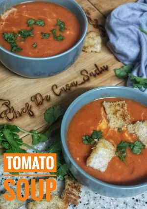 A picture of Rich Creamy Tomato Soup.