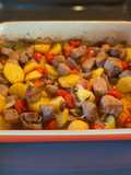 Magro de cerdo especiado en el horno