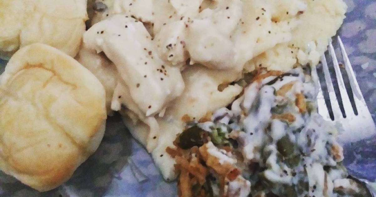 Crock pot smothered chicken Recipe by ElocinVyper Cookpad