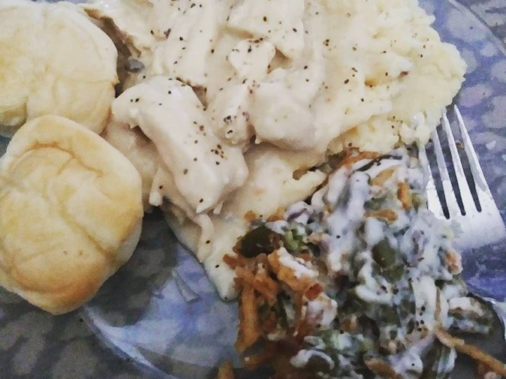 Easy Steps to Prepare Crock pot smothered chicken the Delicious Can spoil the tongue