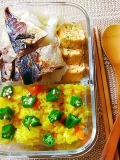 鯖魚便當 的食譜成品照片