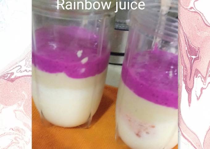 Recipe: Yummy Rainbow Juice