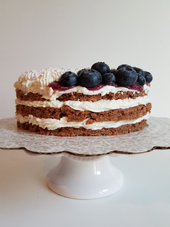 Una foto de Tarta de centeno con arandano y manzana!!!....ó Rupjmaizes Kuka