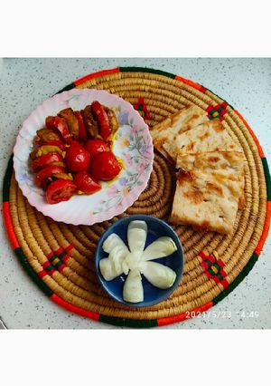 عکسی از دستور راتاتوی بادمجان