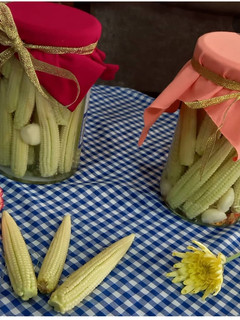 عکسی از دستور ترشی بیبی کورن 🌽🌽
