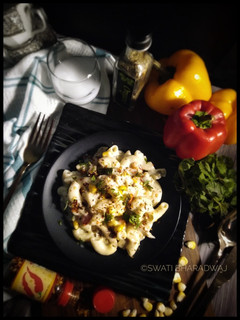 পাস্তা ইন হোয়াইট সস(Pasta In White Sauce recipe in Bengali) রেসিপির প্রধান ছবি