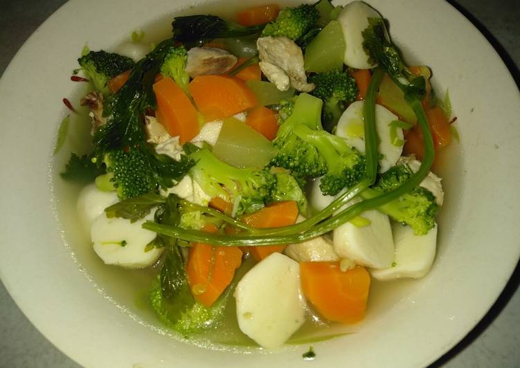 Bumbu meracik Sup cemplung, Enak
