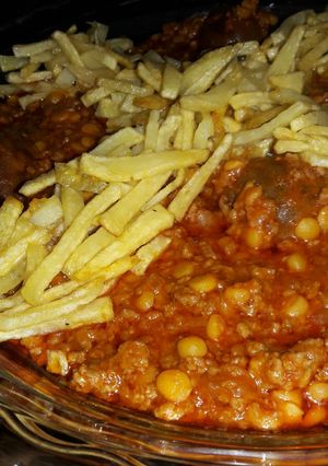 عکسی از دستور خورش قیمه گوشت چرخکرده