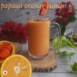 Sweet Papaya Orange Punch