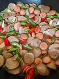 Tumis Buncis Bakso Sosis