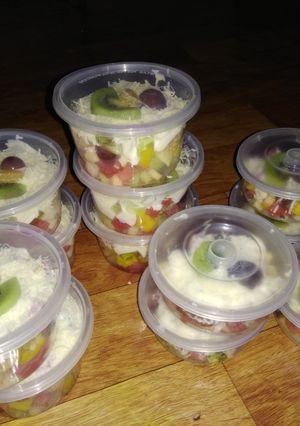 Foto resep Salbu (salad buah) part 2. Penyempurnaan pada dressingnya