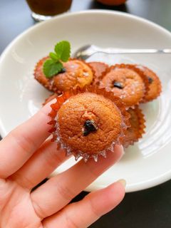Hình của món Bánh bông lan mini NCKD siêu gọn.