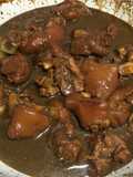 Cukiok kecap (kaki babi) - non Halal