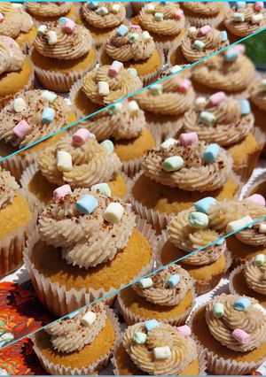 Gesztenyés cupcake recept fotója