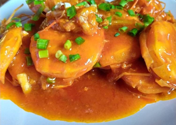 Resep Udang Asam Manis, Lezat Sekali