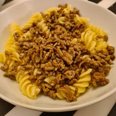 Spicey Beef Mince Pasta A picture of Spicey Beef Mince Pasta.
