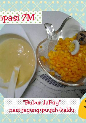 Foto resep MPASI-Bubur JaPuy (jagung puyuh) 7M