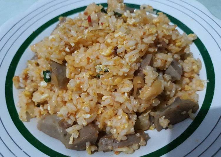 Resep Nasi goreng bakso Anti Gagal