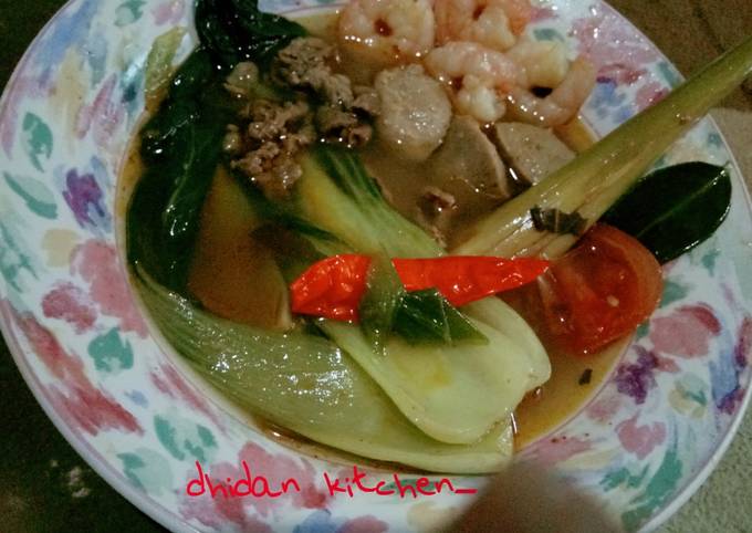 Tomyam seafood pokcoy