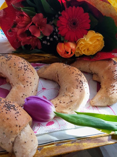 Tárkonyos teljes kiőrlésű kifli 🥖🥖🥖 recept fotója