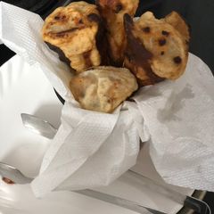 A picture of Pizza cones.