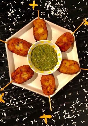 A picture of Leftover Rice Cutlet.