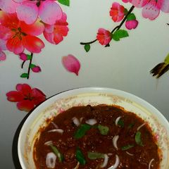A picture of Kerala Style Mutton Roast.