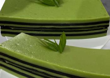 Resep Terbaik Kue Lapis Pandan Coklat Sedap Nikmat