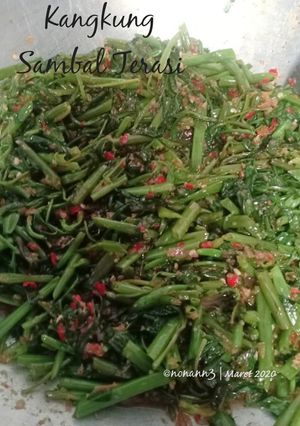 Foto resep Kangkung sambal terasi