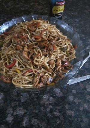 صورة لوصفة نودلز بالخضار Noodle's with vegetables