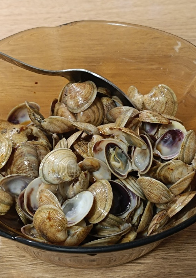 Una foto de Chirlas a la plancha