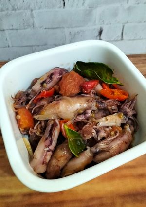 Foto resep 830. Oseng Cumi Asin Pedas