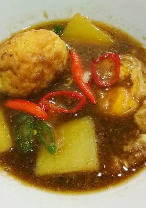 Foto resep Semur Telur dan Kentang