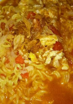Foto resep Mie tek tek.(indomie)