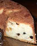 Bolo de amêndoa e frutas