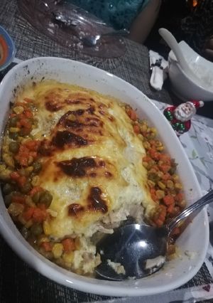 A picture of Cheesy Garlic Salmon.
