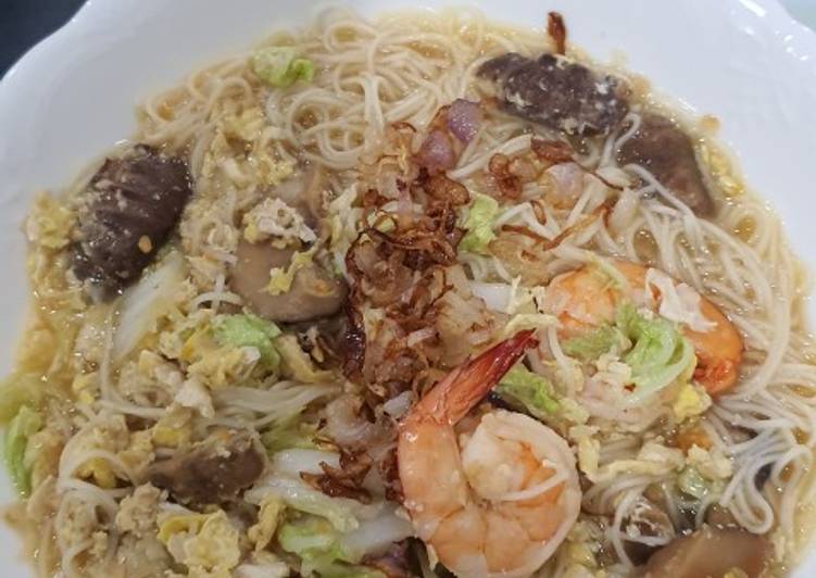 Resep Misoa udang jamur telur, Enak Banget