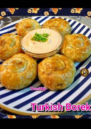 A picture of Turkish Rolled Borek.