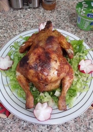 صورة لوصفة دجاجة مشوية
