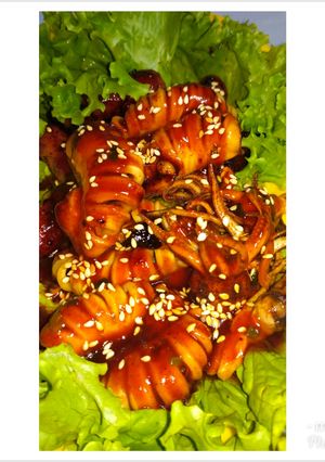 Foto resep Cumi bakar (teflon) manis seger