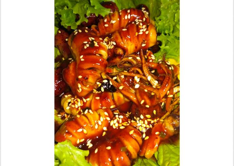 Cumi bakar (teflon) manis seger