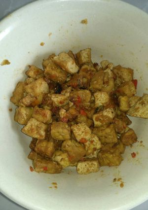 Foto resep Oseng-oseng pedas tahu Dan tempe