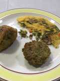 Tortilla de huevo vegetariana