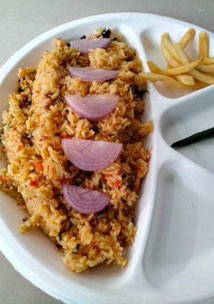 A picture of Tomato rice.