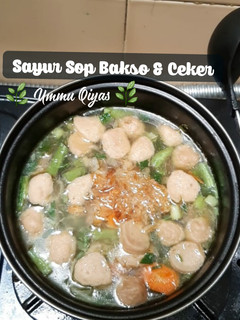 Foto resep Sayur Sop Bakso & Ceker