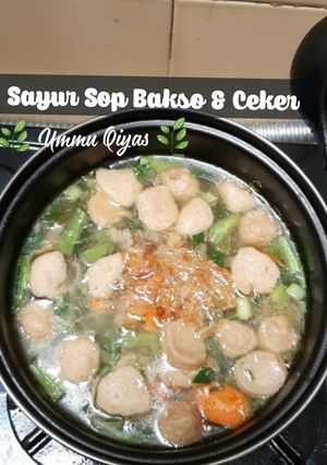 Foto resep Sayur Sop Bakso & Ceker