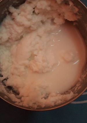 A picture of Homemade butter.
