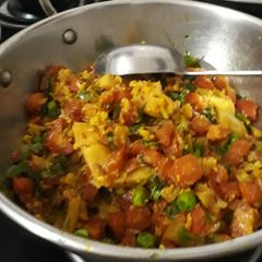 A picture of Gajar Matar Gobhi ki Sabzi.