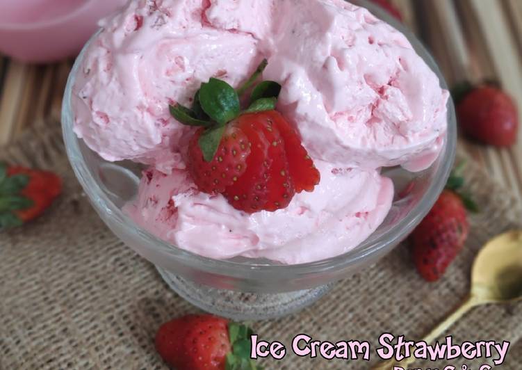 Ice cre strawberry