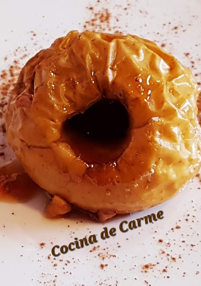 Una foto de Manzanas asadas en microondas